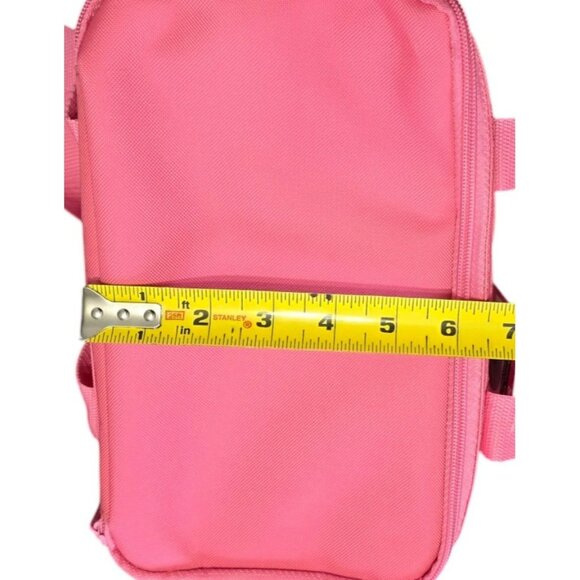 New Trader Joes Mini Insulated Bag Pink Lunch Cooler Reusable Tote Palm VW Gift - Picture 9 of 10